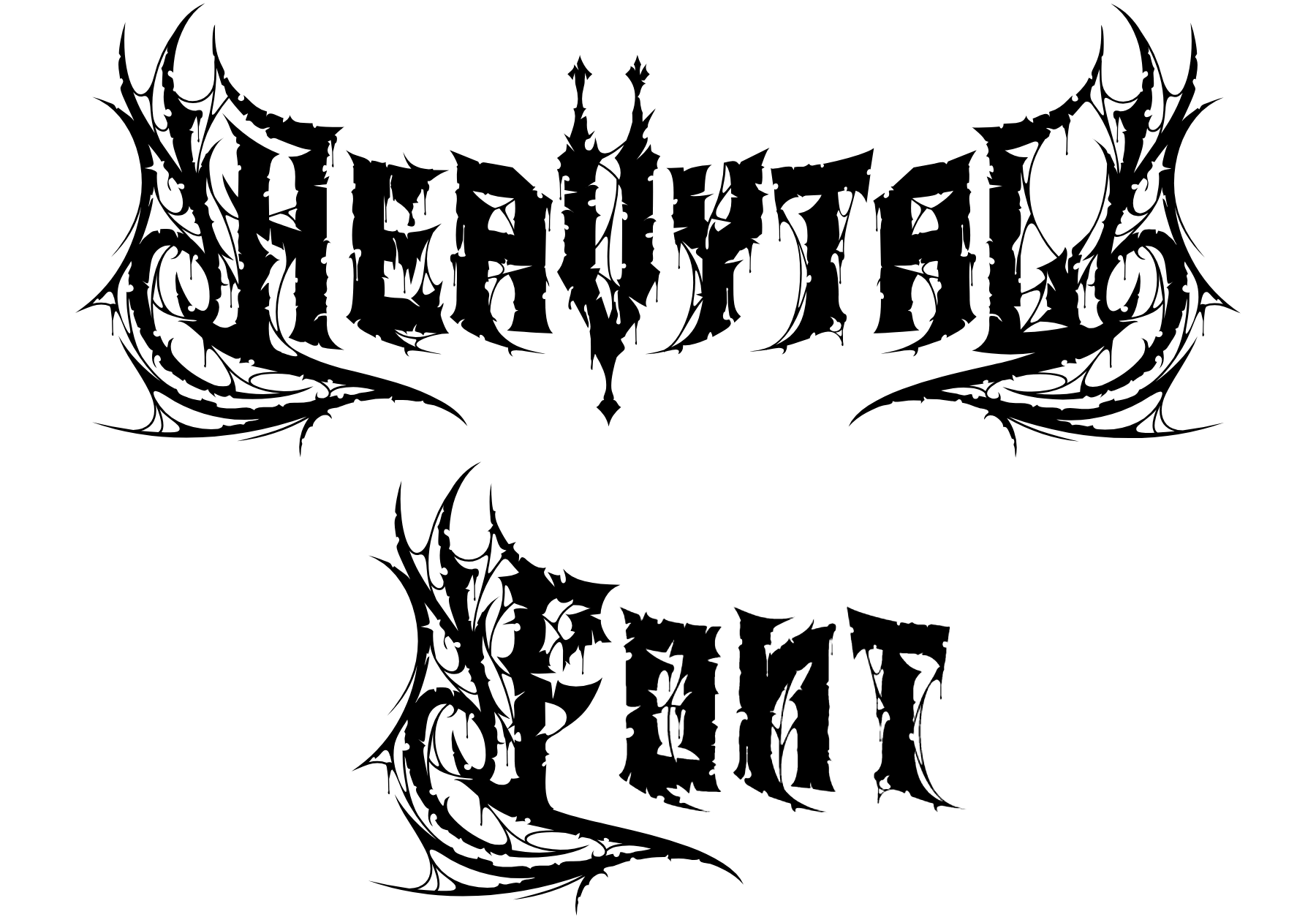 Heavytal Font Download