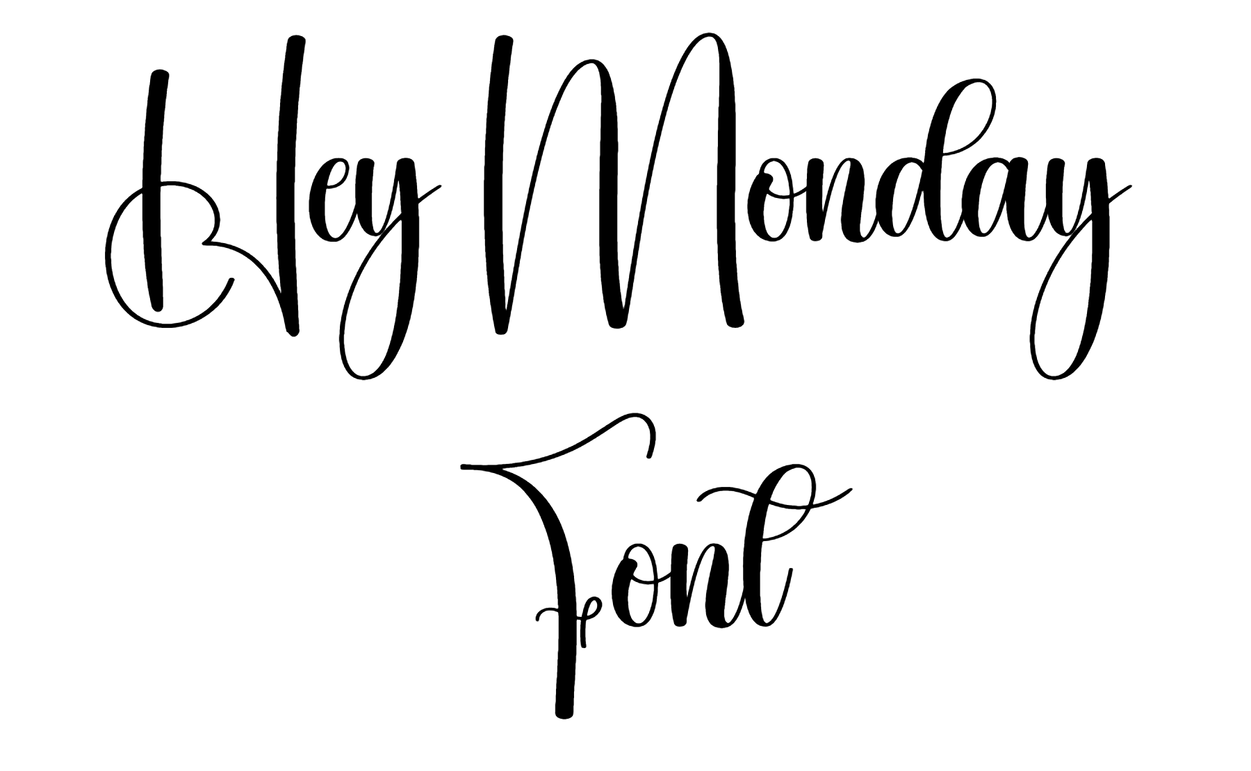 Hey Monday Font Download