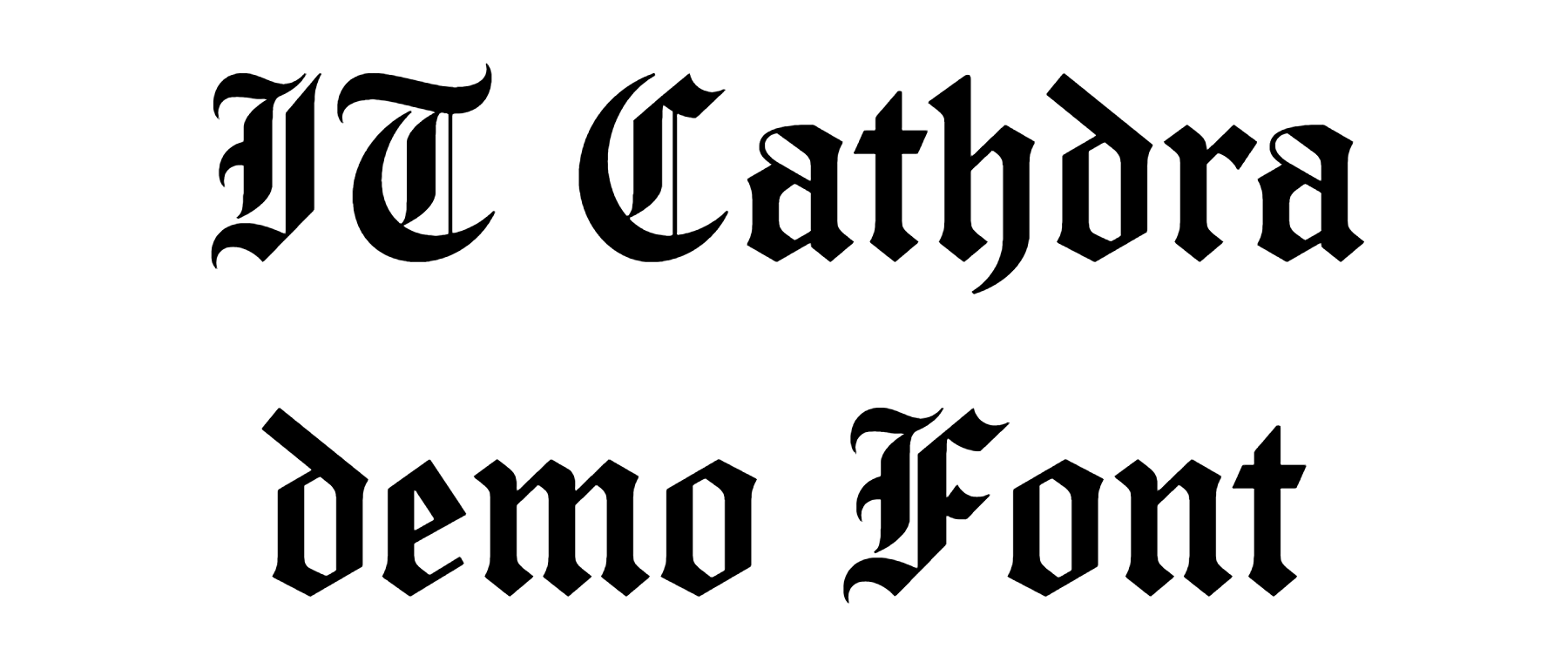 IT Cathdra demo Font Download
