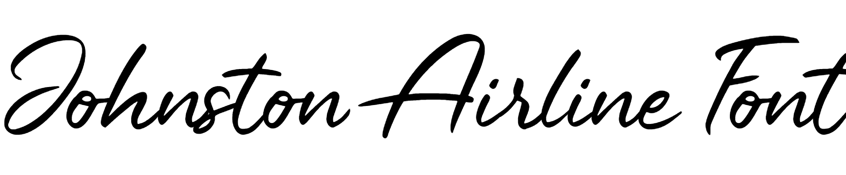 Johnston Airline Font Download