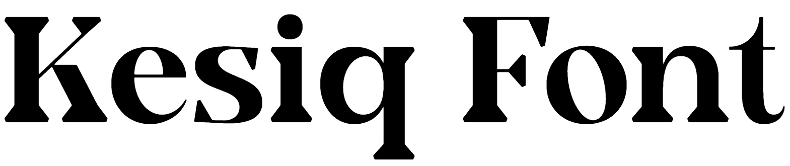 Kesiq Font Download