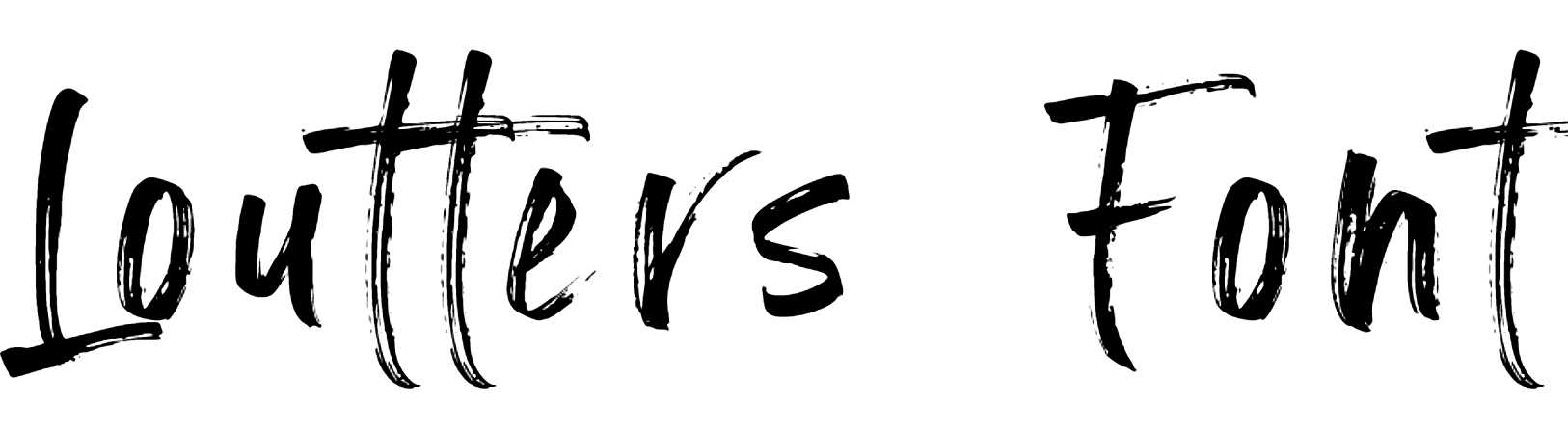 Loutters Font Download
