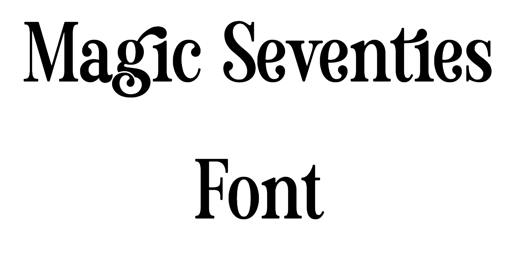Magic Seventies Font Download