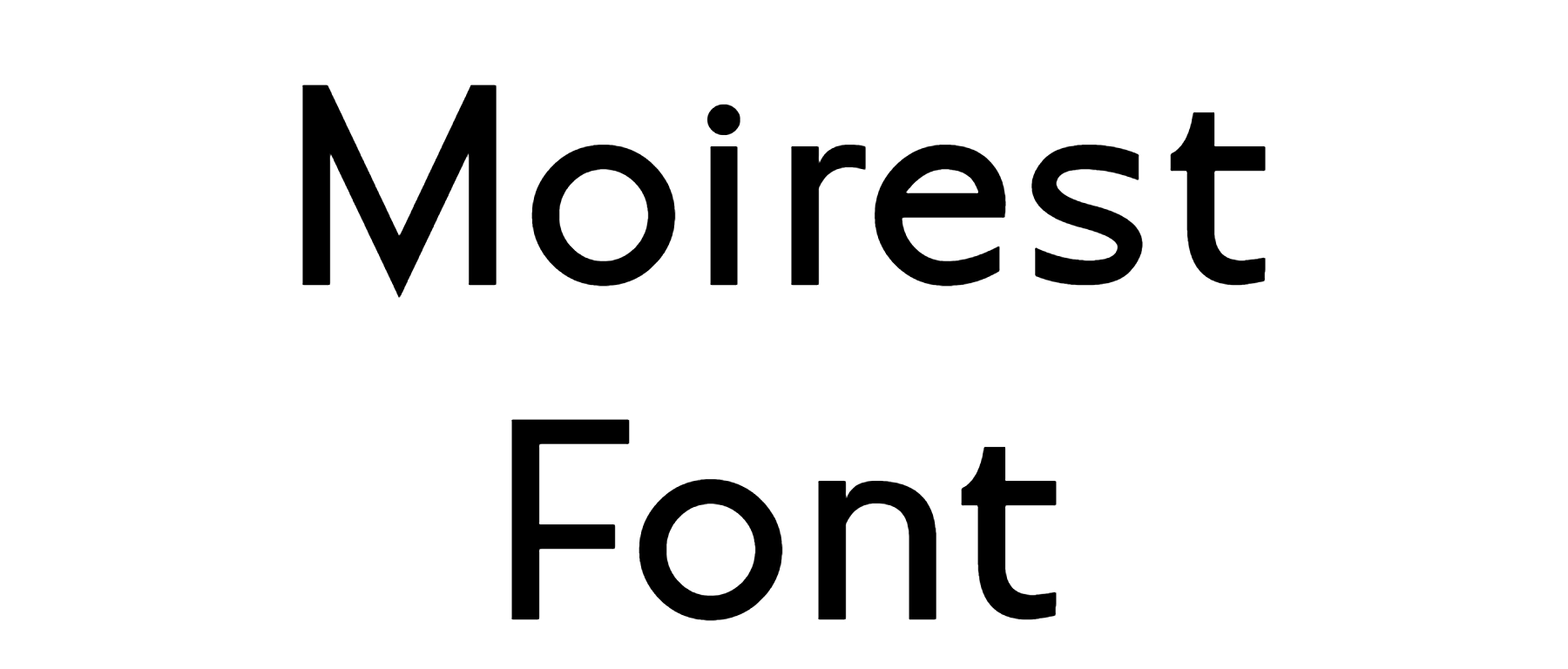 Moirest Font Download