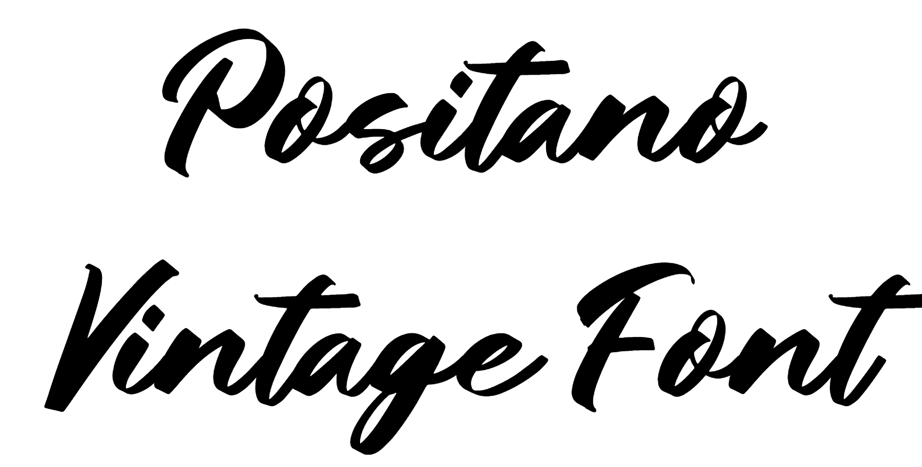 Positano Vintage Font Download