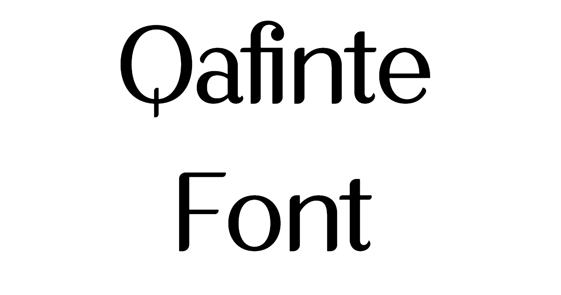 Qafinte Font Download