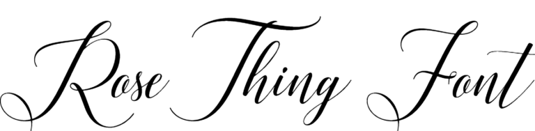RoseThing Font Download