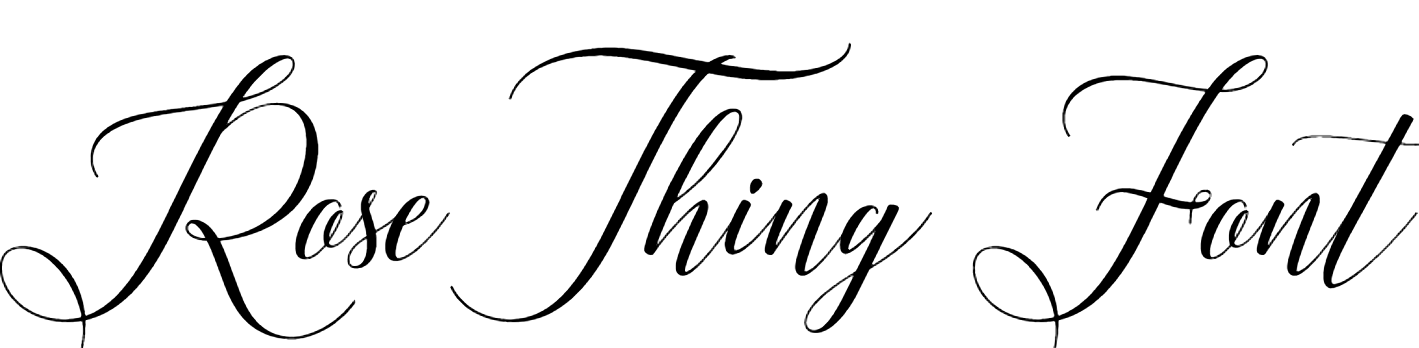 RoseThing Font Download