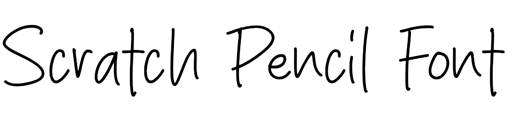 Scratch Pencil Font Download