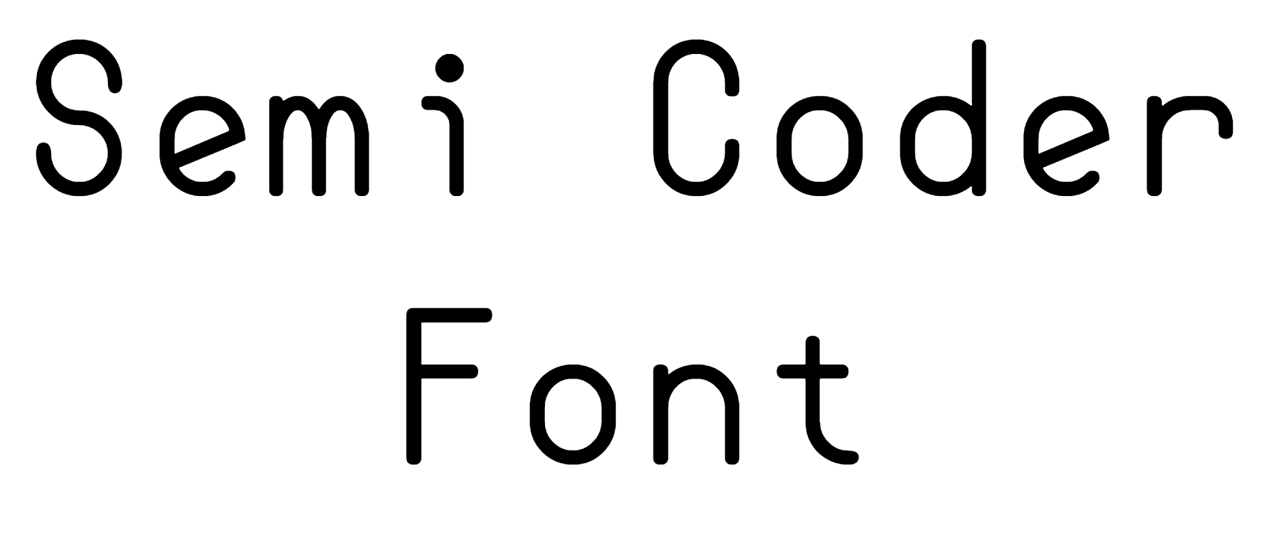 Semi Coder Font Download