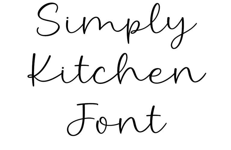Simply Kitchen Font Download