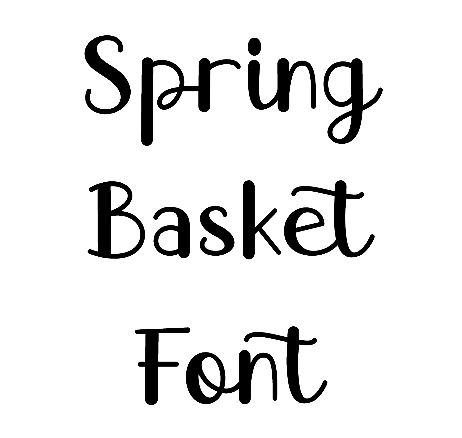 Spring Basket Font Download