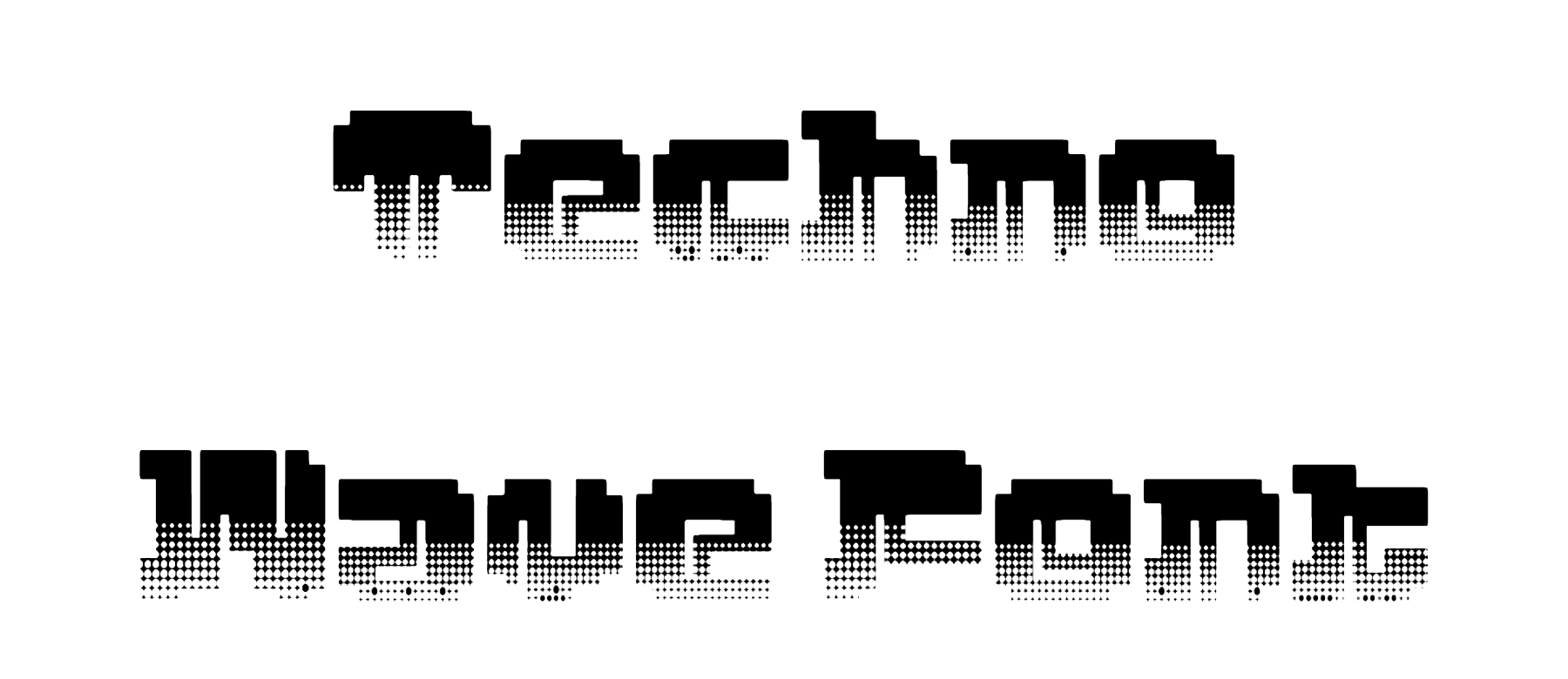 Techno Wave Font Download