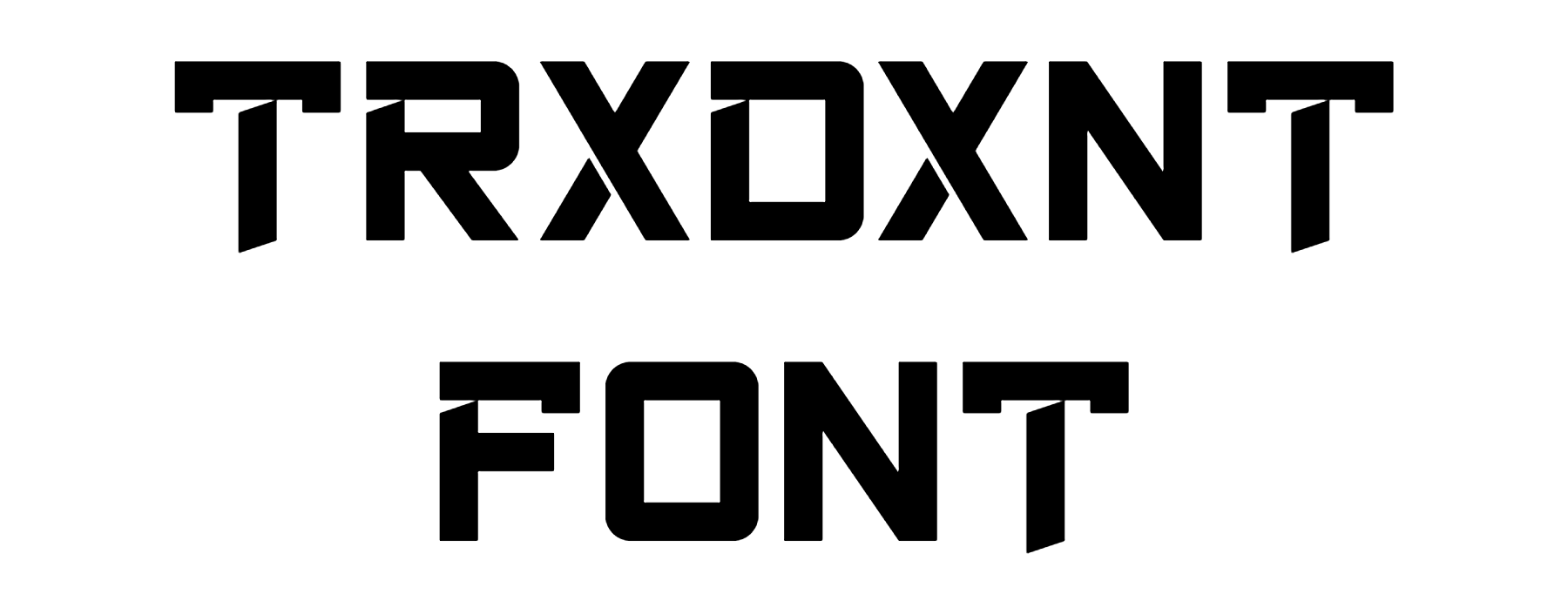 Trxdxnt Font Download