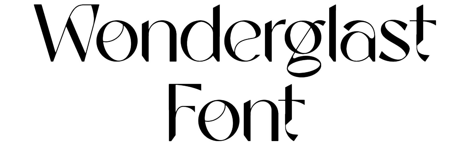 Wonderglast Font Download