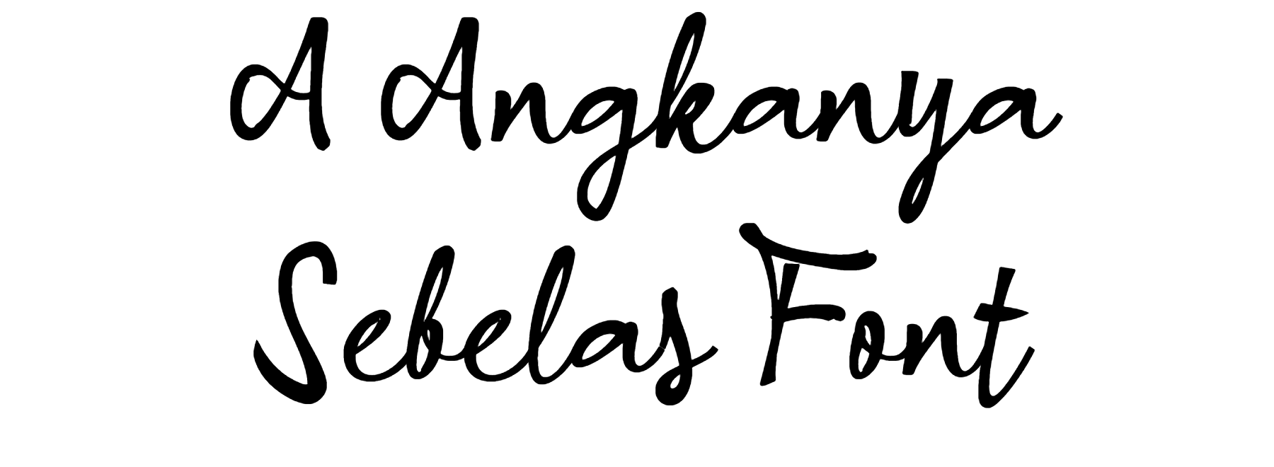 A Angkanya Sebelas Font Download