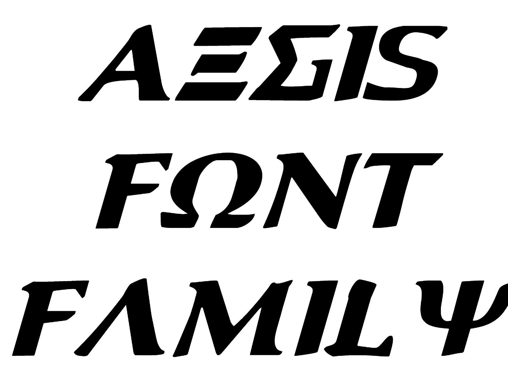 Aegis Font Family download