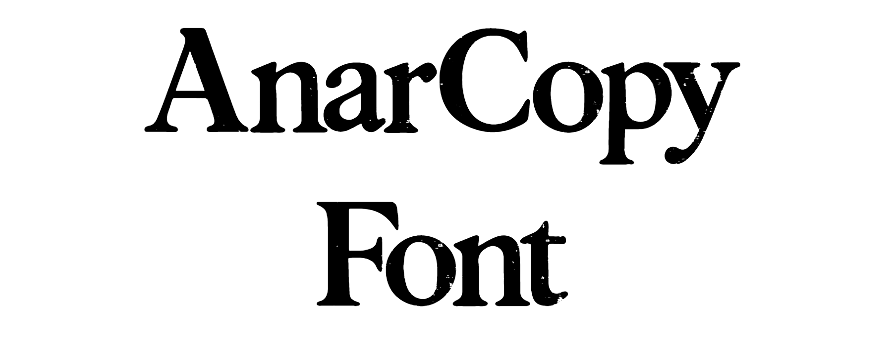 AnarCopy Font download
