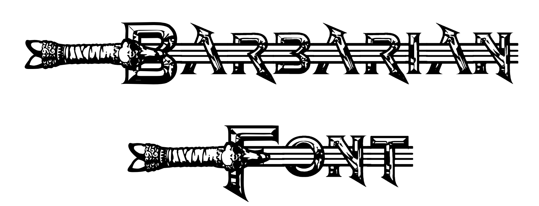 Barbarian Font Download