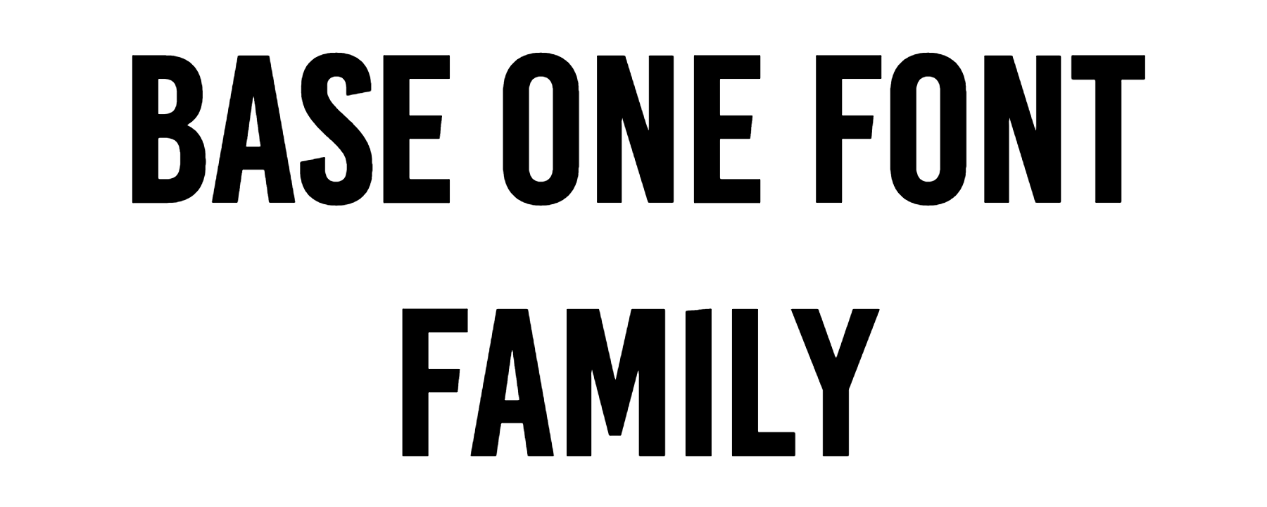 Base One Font Download