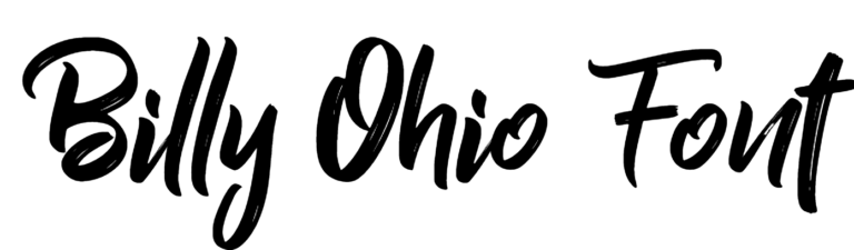 Billy Ohio Font Download