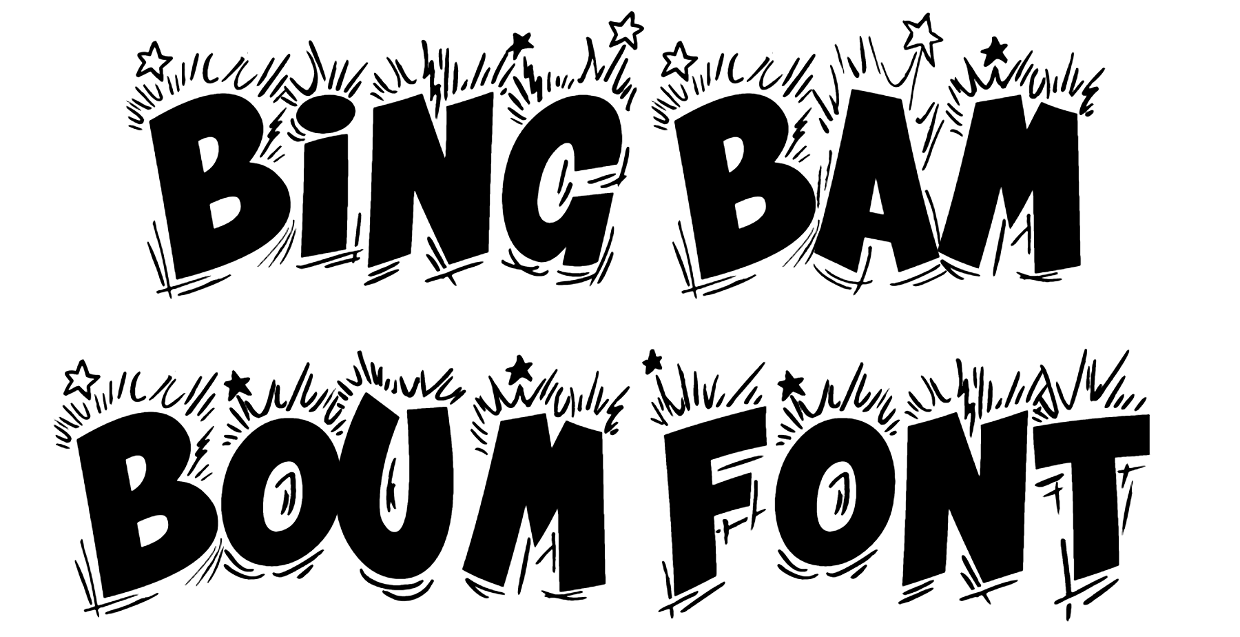 Bing Bam Boum Font download