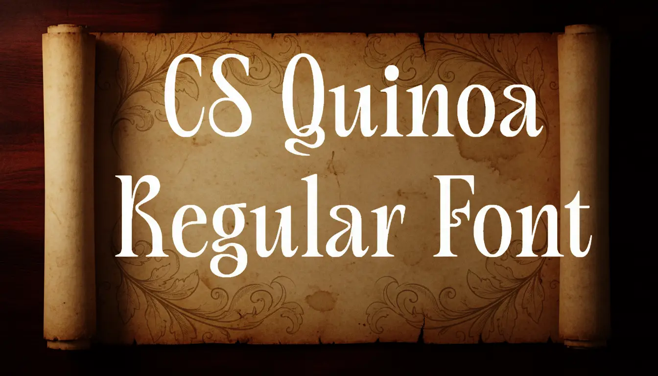 CS Quinoa Regular Font