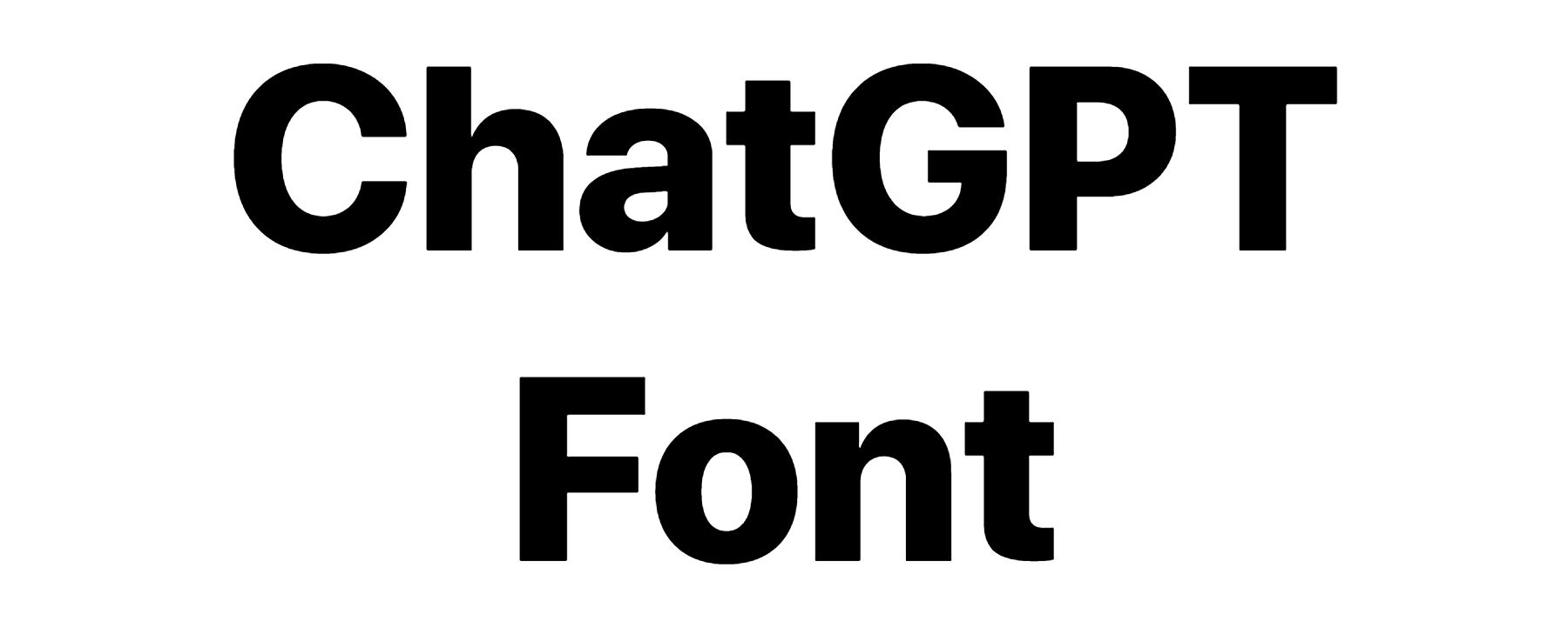 ChatGPT Font download