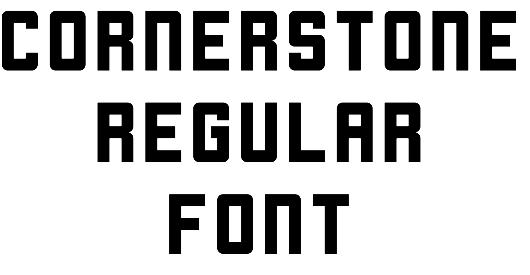 Cornerstone Regular Font Download