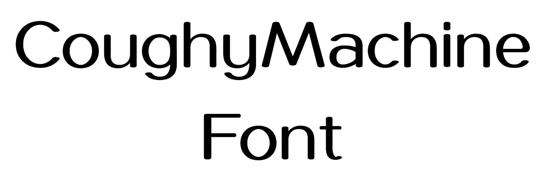 CoughyMachine Font Download
