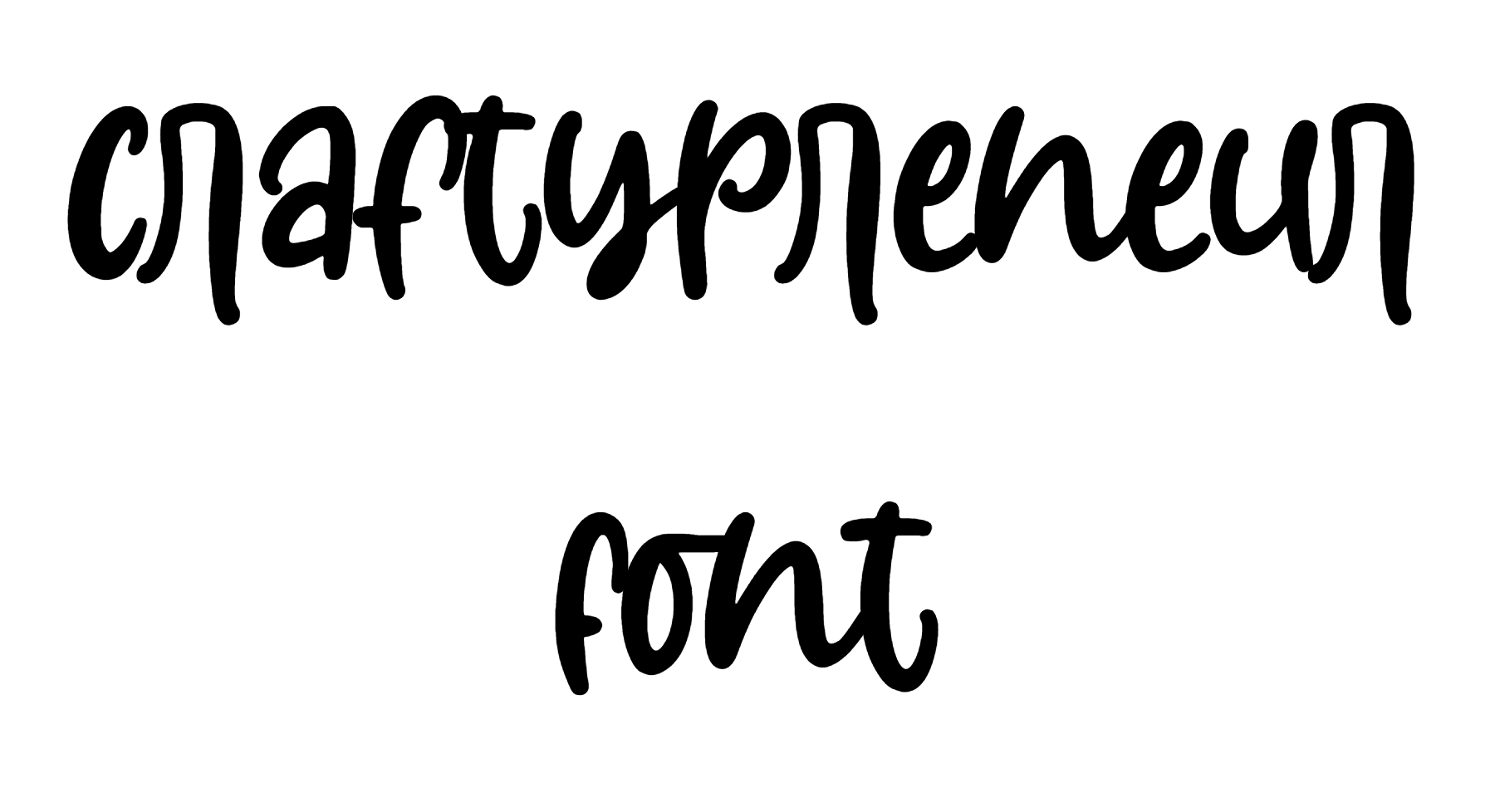 Craftypreneur Font Download