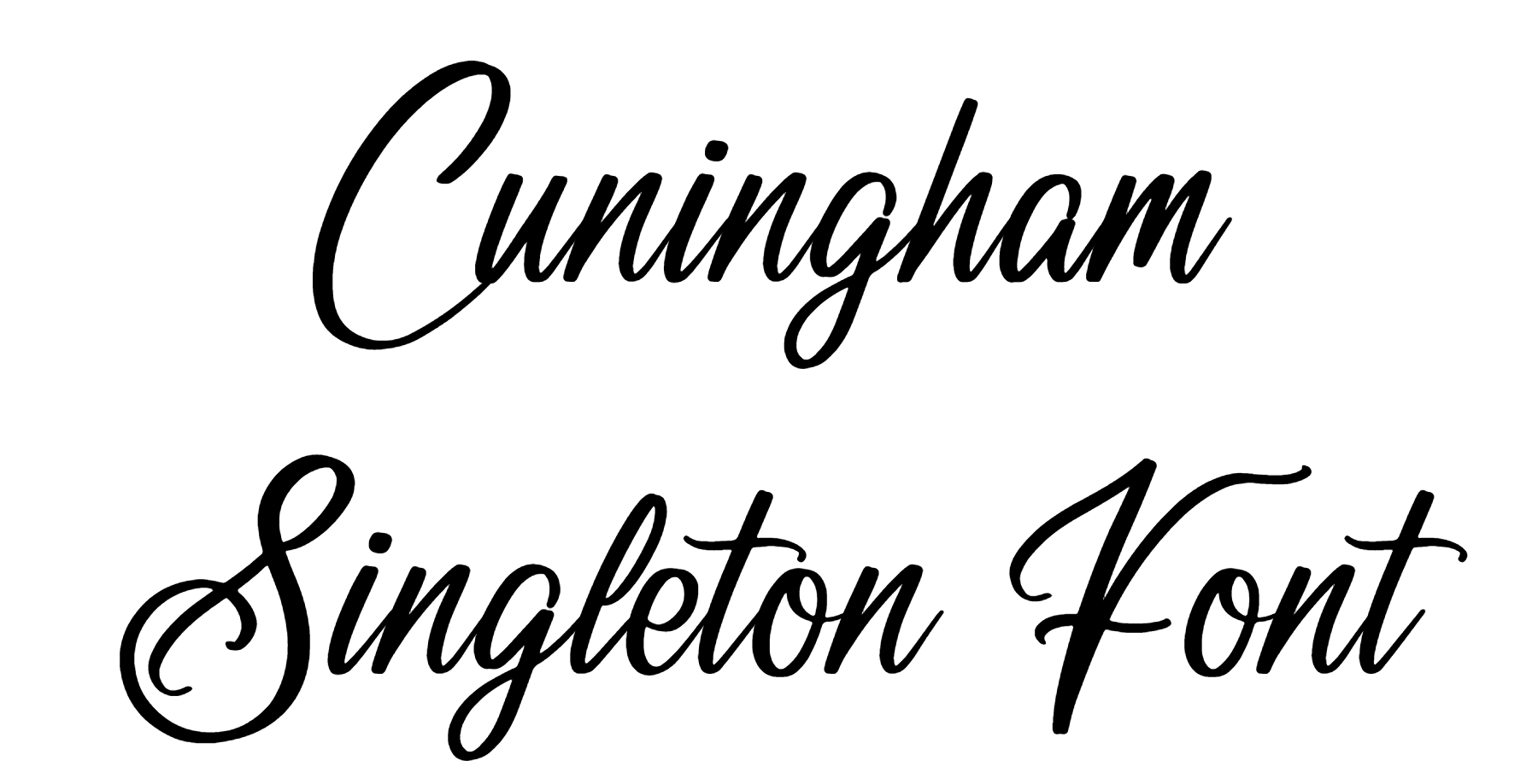 Cuningham Singleton Font Download