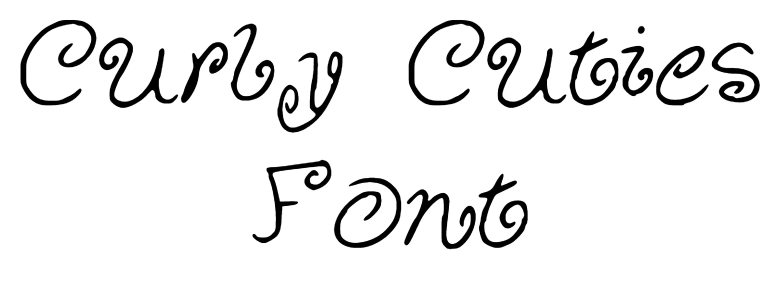 Curly Cuties Font download