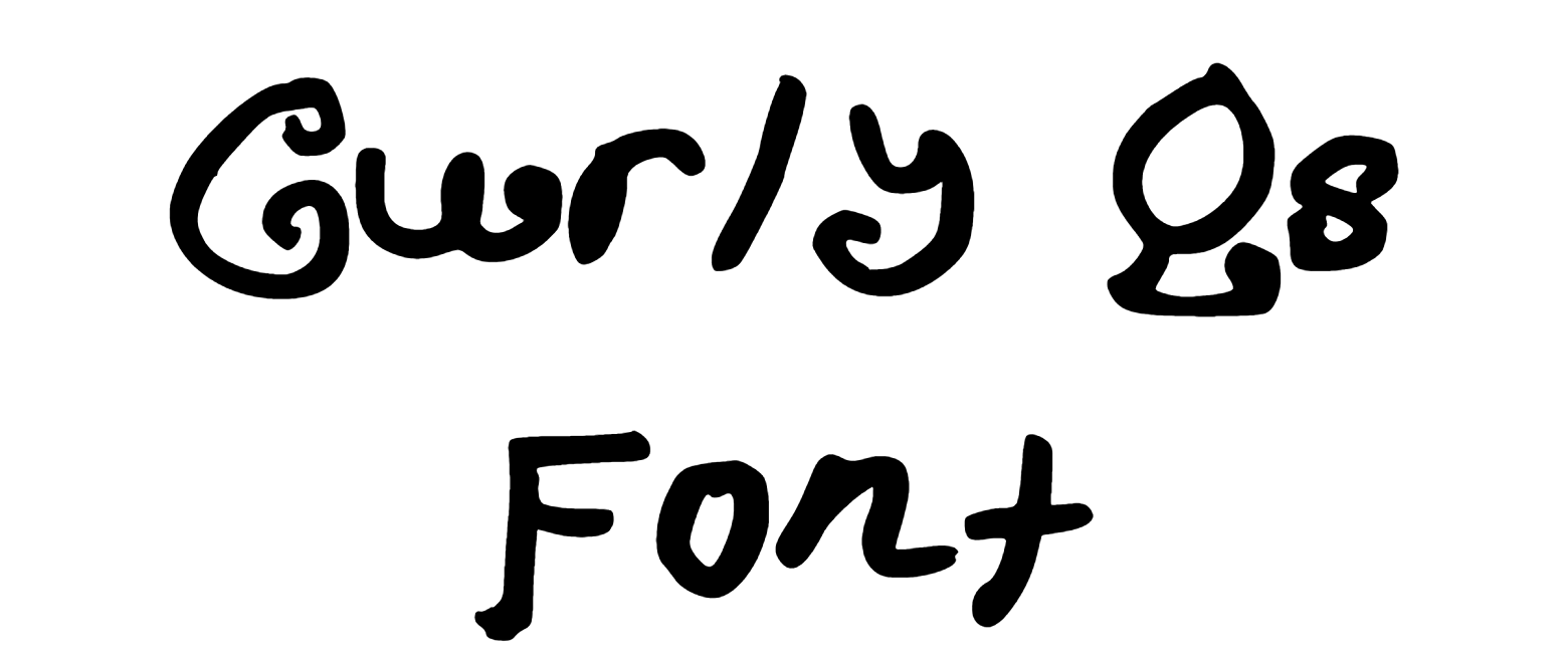 Curly Qs Font download