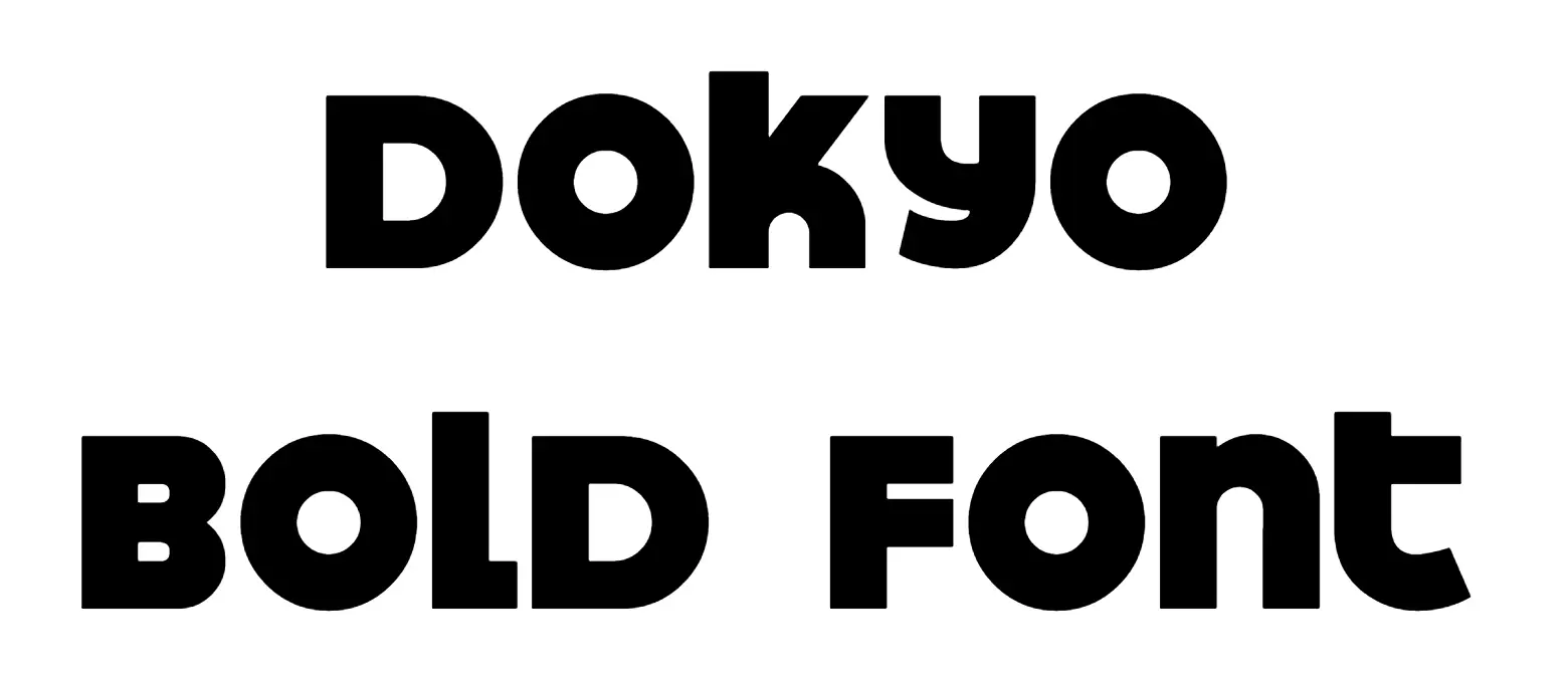 Dokyo Bold Font download