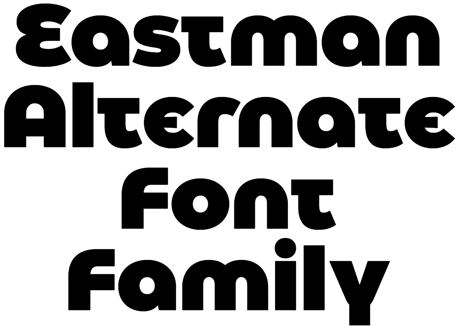 Eastman Alternate Font Family