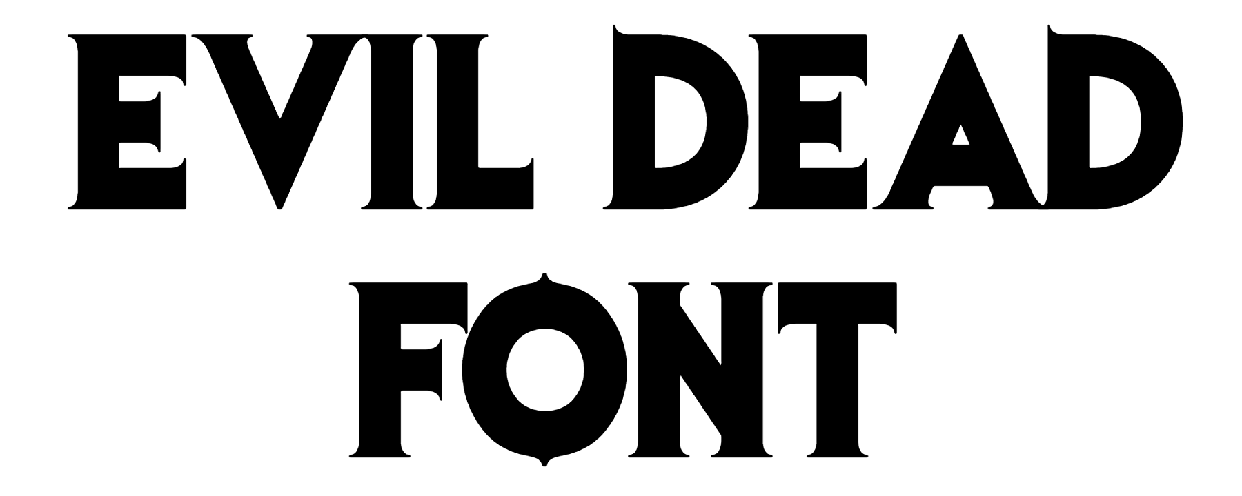 Evil Dead Font Download