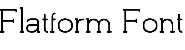 Flatform Font Download