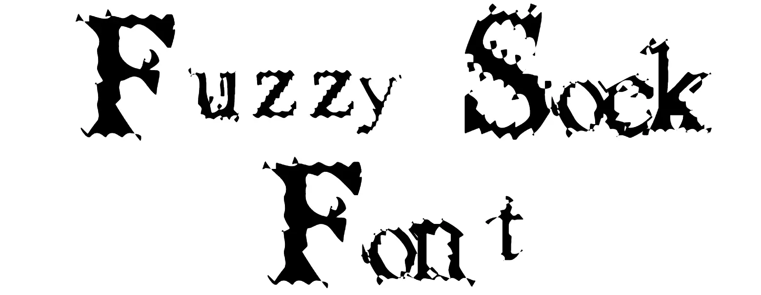 Fuzzy Sock Font download