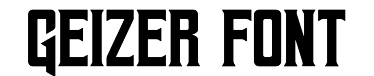 Geizer Font Download