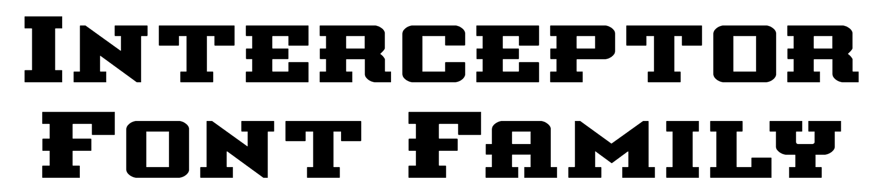 Interceptor Font Family download