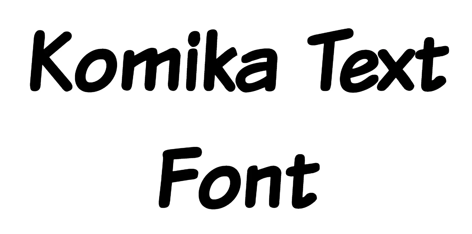 Komika Text Font