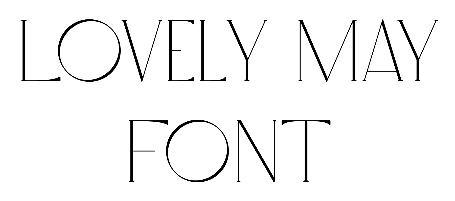 Lovely May Font download