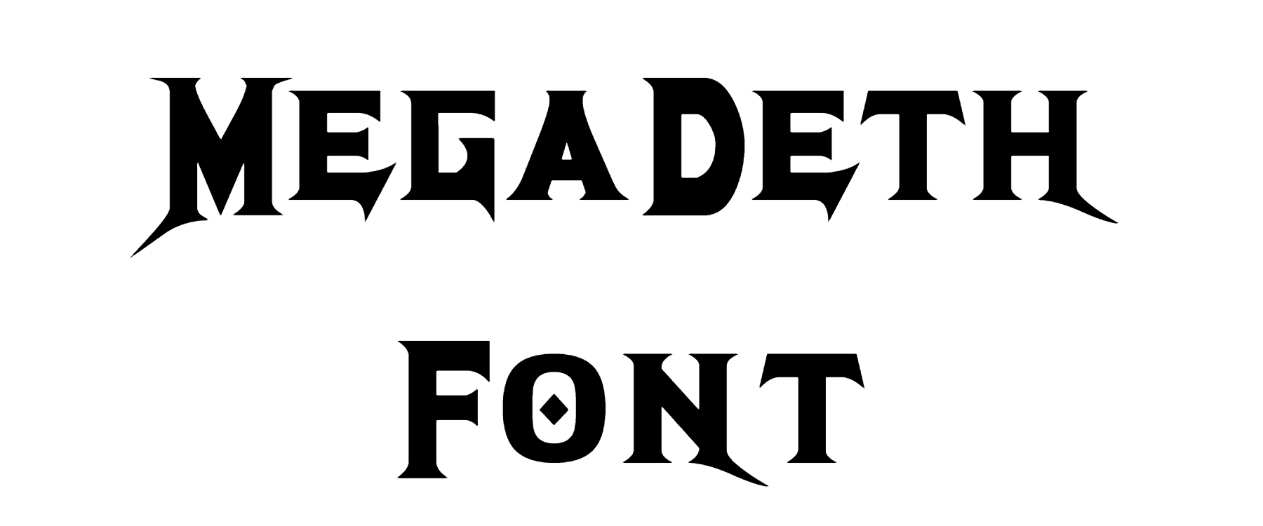 MegaDeth Font Download