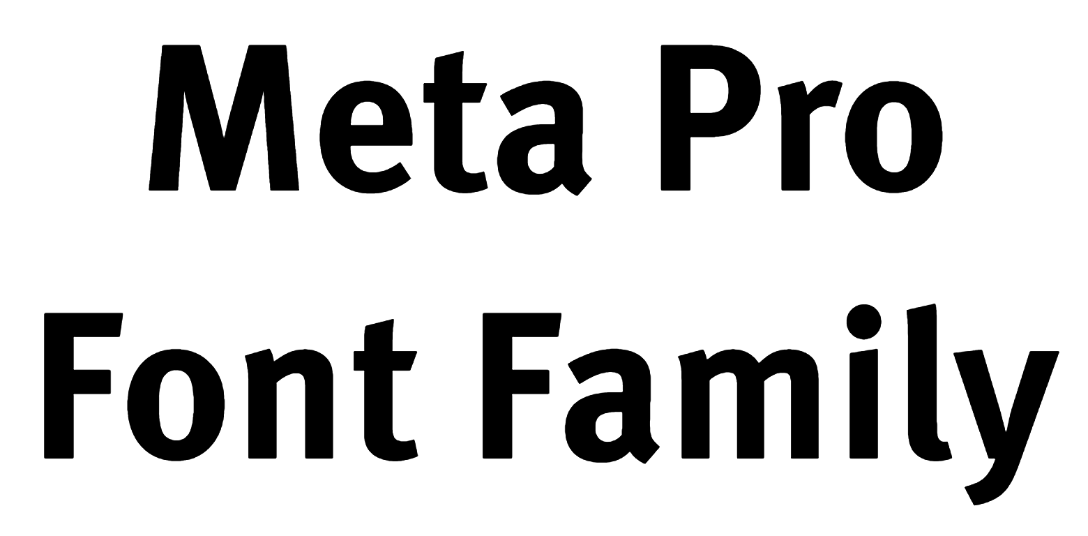 Meta Pro Font Family download