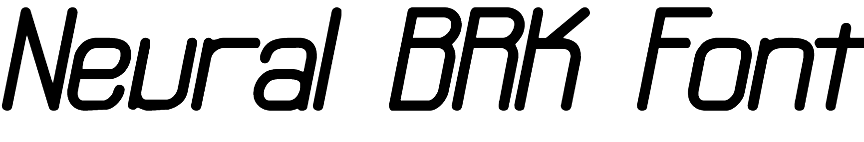 Neural BRK Font Download