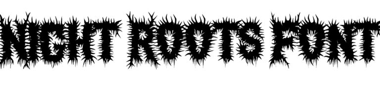 Night Roots Font download