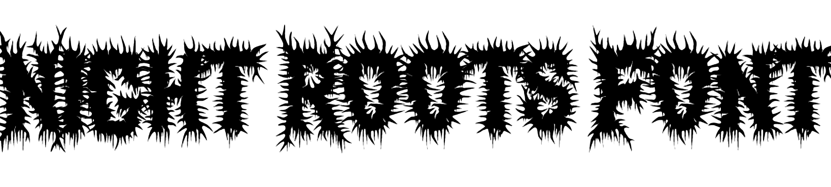 Night Roots Font download