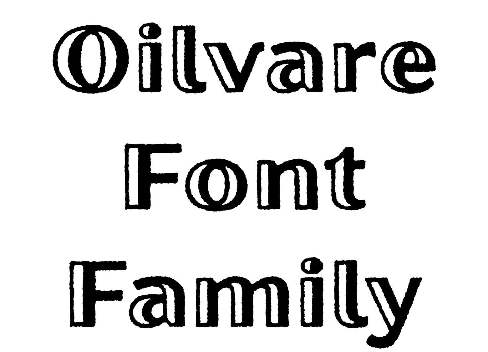 Oilvare Font Family download