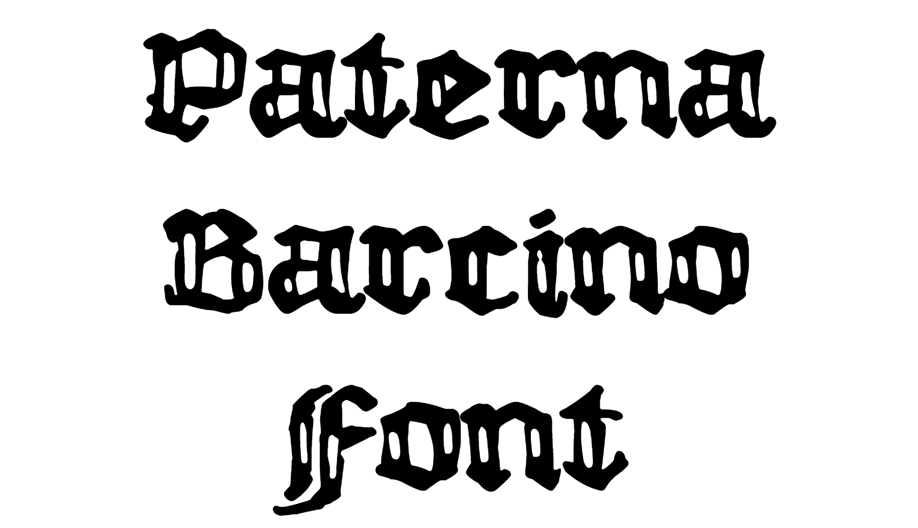 Paterna Barcino Font Download